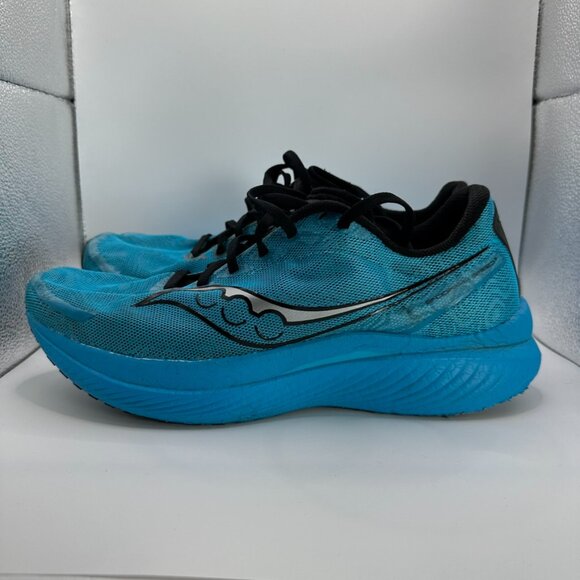 Saucony Endorphin Speed 3 Echo ViZiblue Shoes Mens Size 12 Blue Running Race - Picture 6 of 12